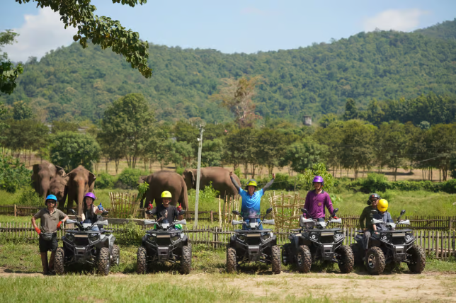 Elephant Feeding &Rafting & Waterfall